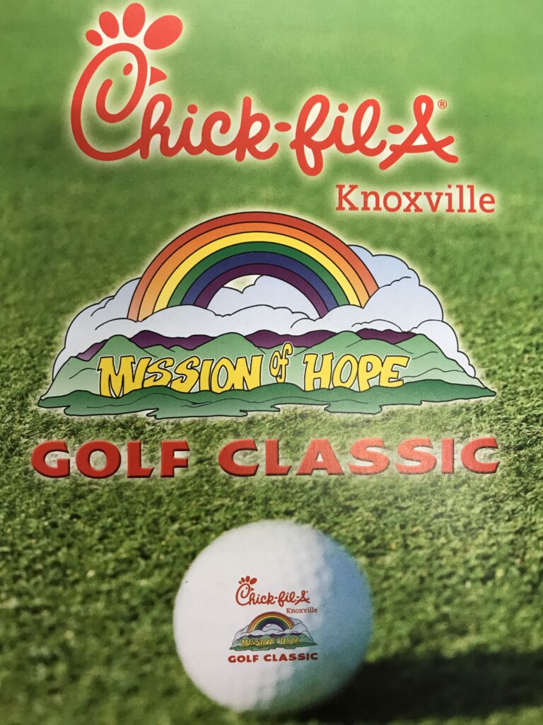 Chick-fil-a knoxville mission of hope golf classic.