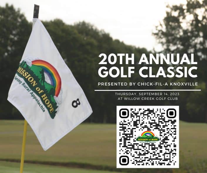 A flyer for the 20th annual golf classic.